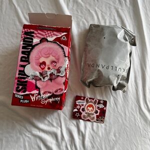 OPEN BOX Authentic Popmart Winter Symphony Series Plush Doll Toy Labubu “Tune”